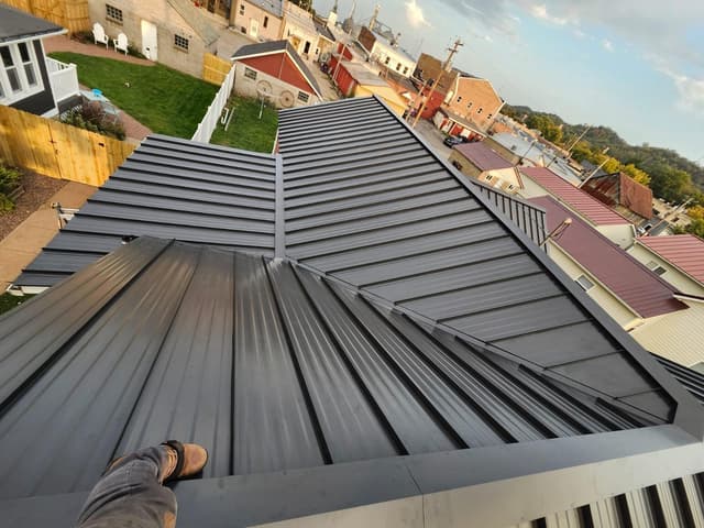 Standing Seam Metal Roof in West Salem, WI